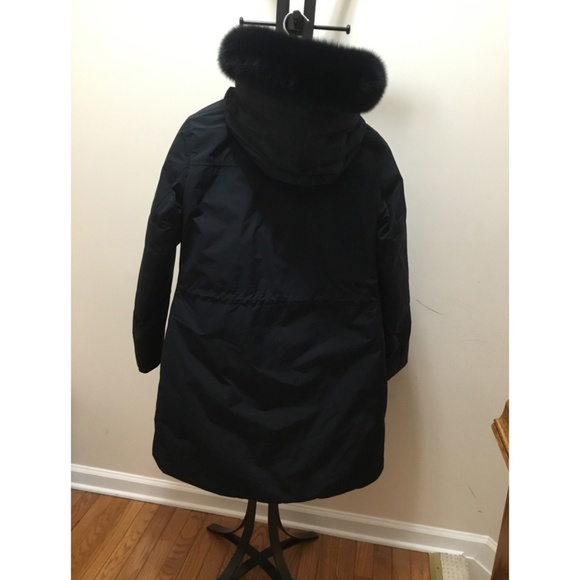 Woolrich Military Down Parka With Genuine Fox Fur - Picture 10 of 12